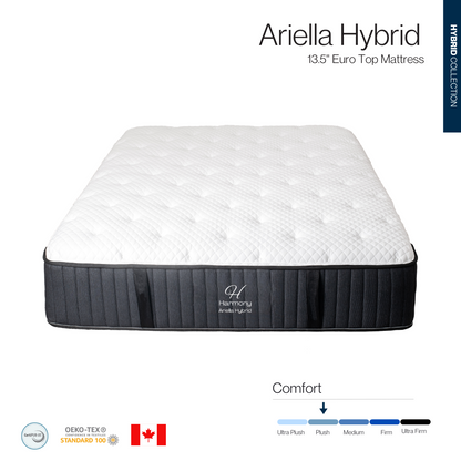 Ariella Hybrid - 13.5" Euro Top Mattress