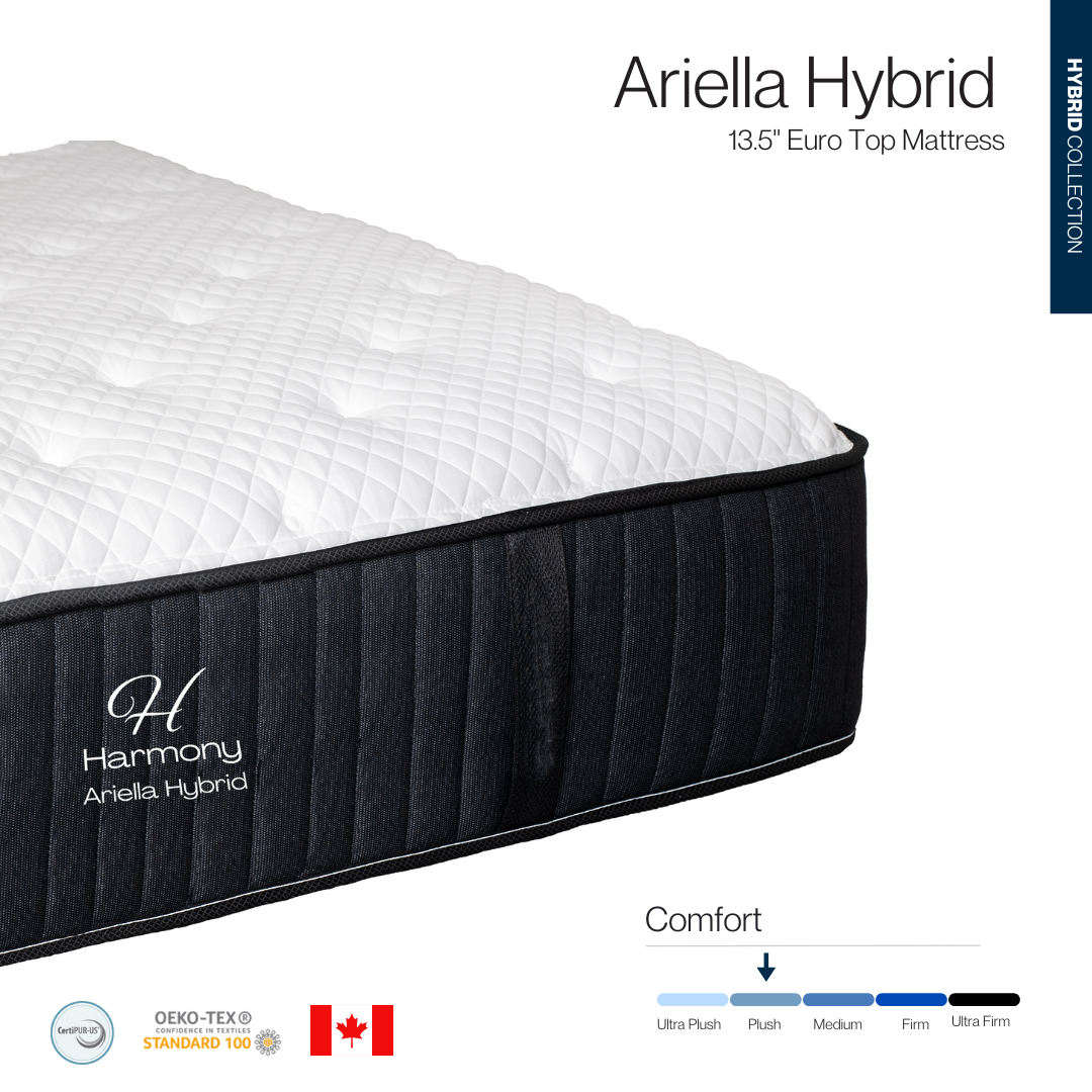 Ariella Hybrid - 13.5" Euro Top Mattress