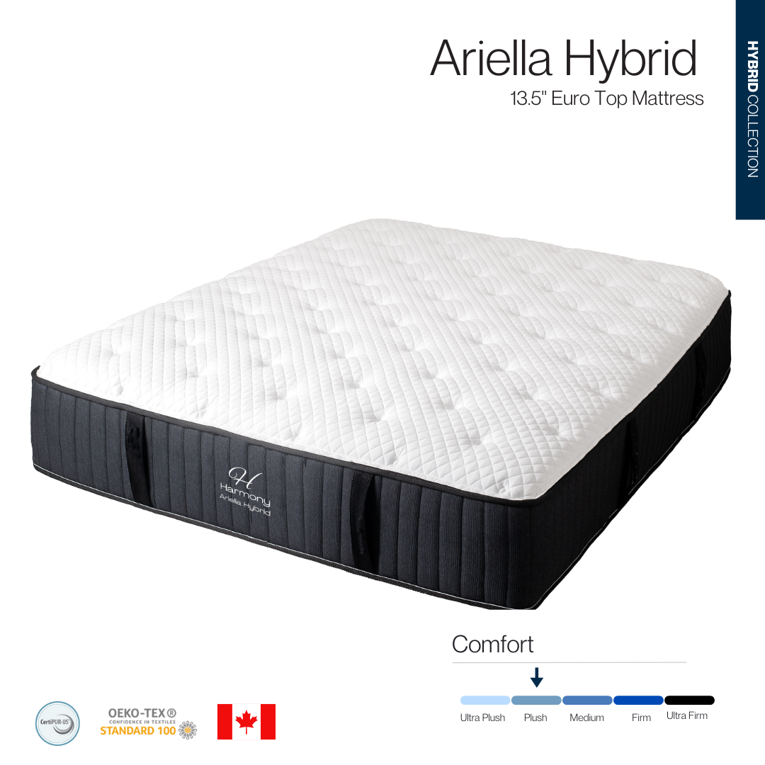Ariella Hybrid - 13.5" Euro Top Mattress